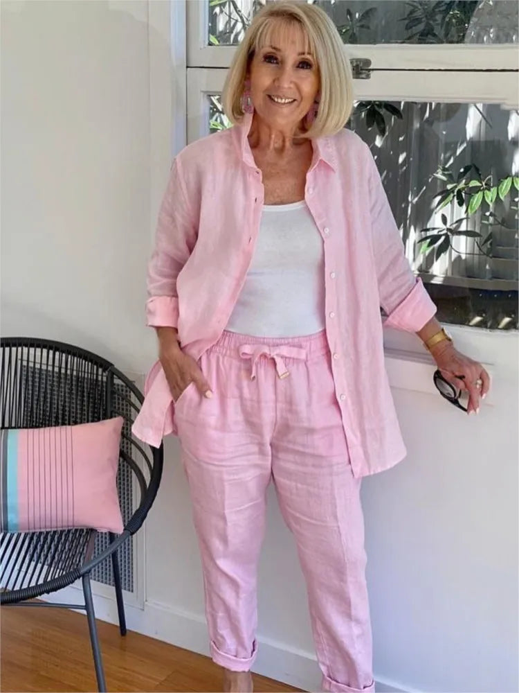 Hatice - 2-piece linen set
