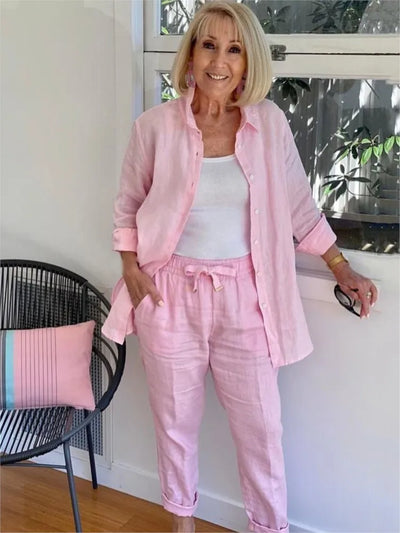 Hatice - 2-piece linen set