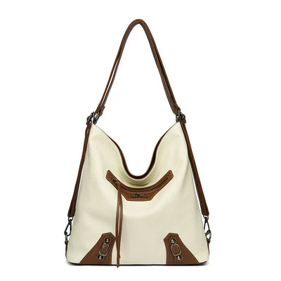 Ashley | Elegant leather bag with several compartments
