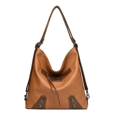 Ashley | Elegant leather bag with several compartments