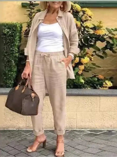 Hatice - 2-piece linen set