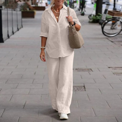 Dana - 2-piece linen set