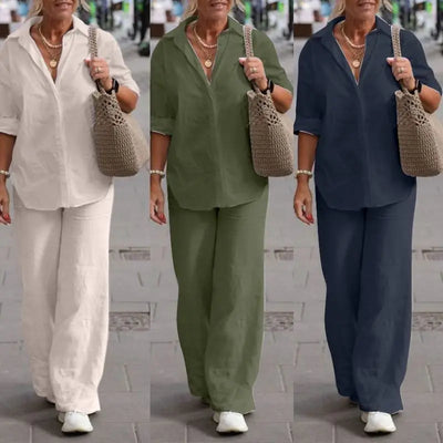 Dana - 2-piece linen set