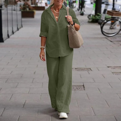 Dana - 2-piece linen set