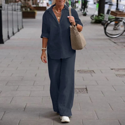 Dana - 2-piece linen set