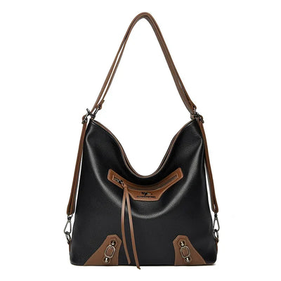 Ashley | Elegant leather bag with several compartments