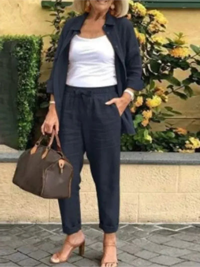 Hatice - 2-piece linen set
