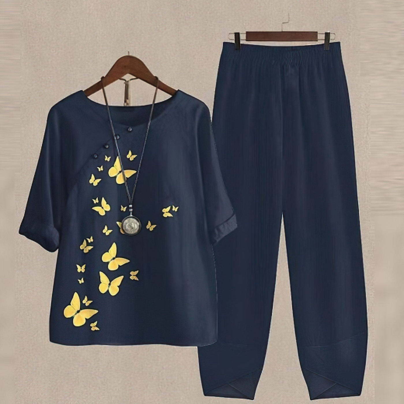 Kyra™ - Vintage flowers two-piece set